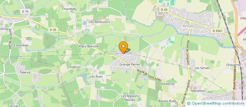 localisation de l'entreprise SCI LD  ARNAS