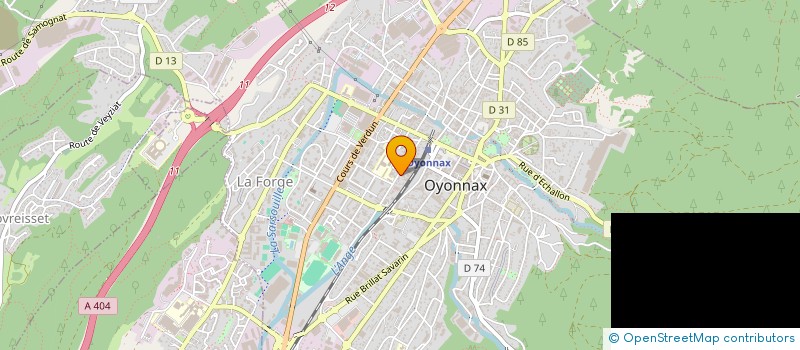 localisation de l'entreprise SCI LD à OYONNAX
