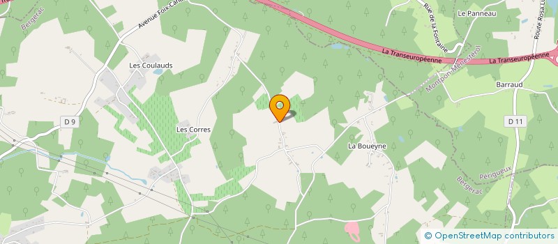 localisation de l'entreprise SCI LD  VILLEFRANCHE-DE-LONCHAT