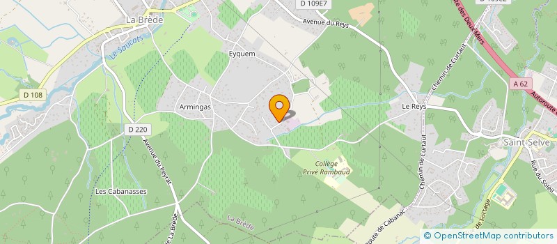 localisation de l'entreprise SCI LD CONCEPT INVESTISSEMENT  LA BREDE