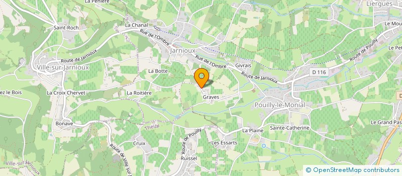 localisation de l'entreprise SCI LD HERITAGE  PORTE DES PIERRES DOREES