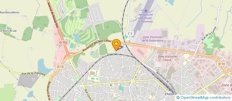localisation de l'entreprise SCI LD IMMO à CHOLET