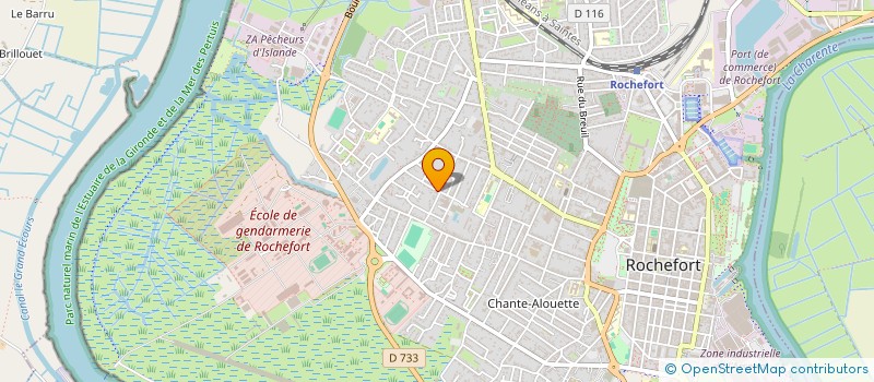 localisation de l'entreprise SCI LD JCB CD  ROCHEFORT