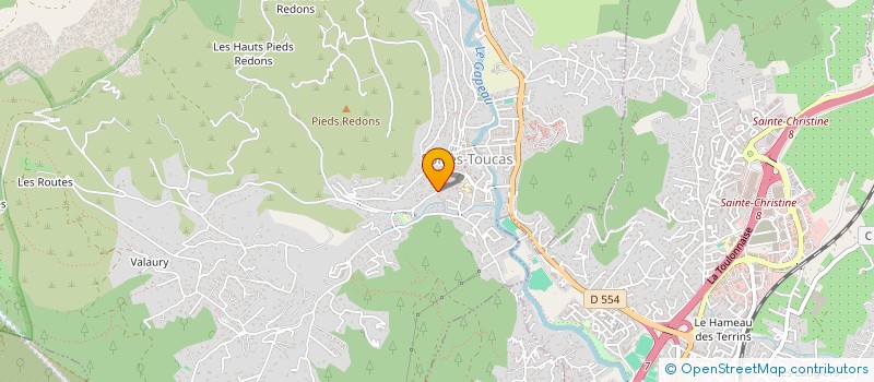 localisation de l'entreprise SCI LD2  SOLLIES-TOUCAS