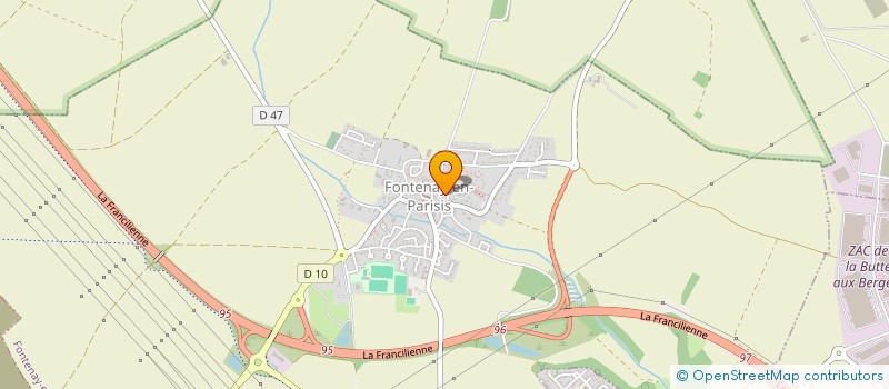 localisation de l'entreprise SCI LD2  FONTENAY-EN-PARISIS