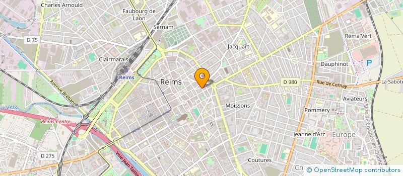 localisation de l'entreprise SCI LD6  REIMS