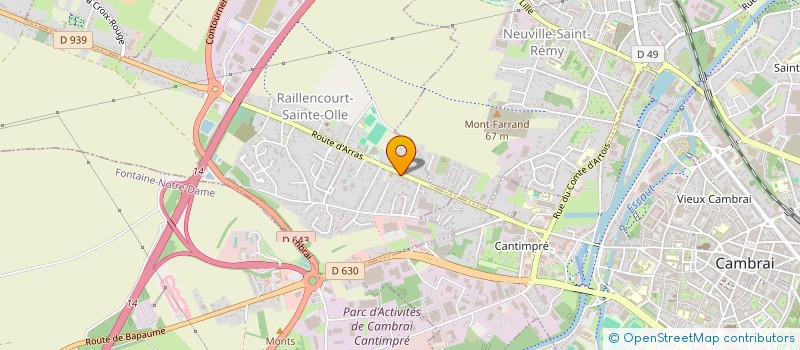 localisation de l'entreprise SCI LDAD  RAILLENCOURT-SAINTE-OLLE