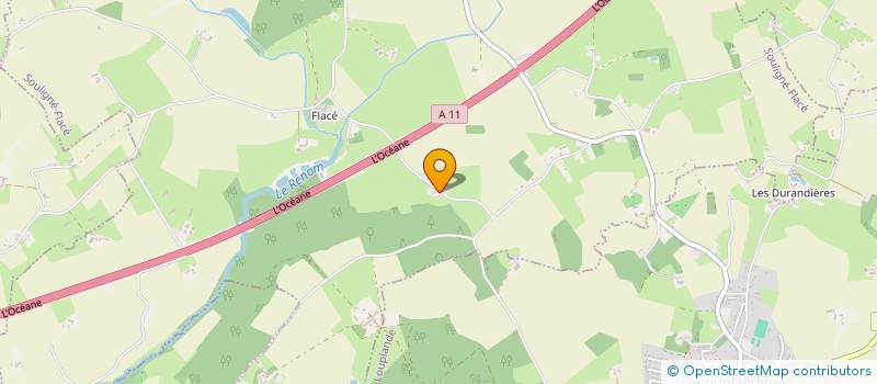 localisation de l'entreprise SCI LDAN  ROEZE-SUR-SARTHE