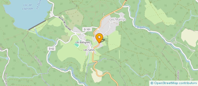 localisation de l'entreprise SCI LDB à LES MARTYS