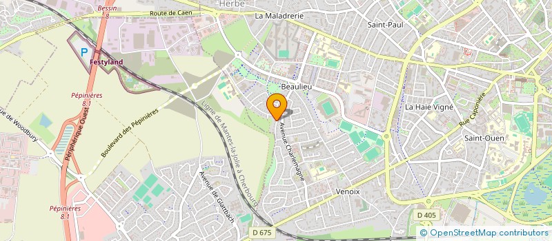 localisation de l'entreprise SCI LDB à CAEN