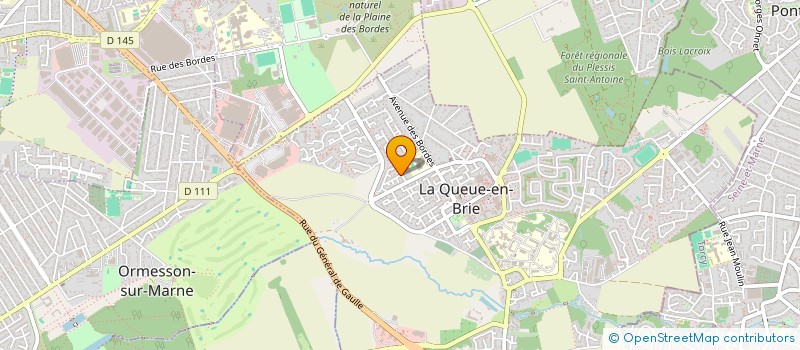 localisation de l'entreprise SCI LDBD  LA QUEUE-EN-BRIE