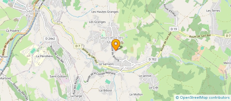 localisation de l'entreprise SCI LDC  SAINT-GERMAIN-NUELLES