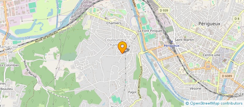 localisation de l'entreprise SCI LDC IMMO  COULOUNIEIX-CHAMIERS