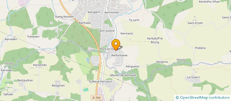 localisation de l'entreprise SCI LDCG  PLOUAY