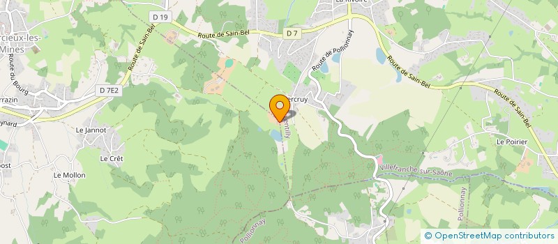 localisation de l'entreprise SCI LDFC  LENTILLY