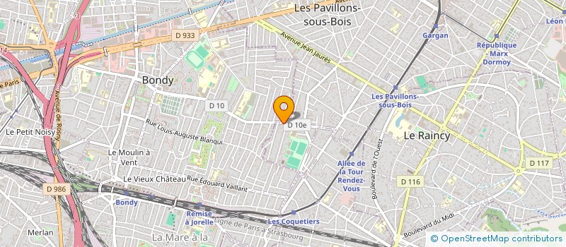 localisation de l'entreprise SCI LDG à LES PAVILLONS-SOUS-BOIS