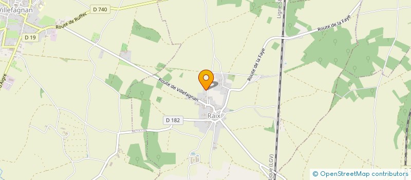 localisation de l'entreprise SCI LDGC à RAIX