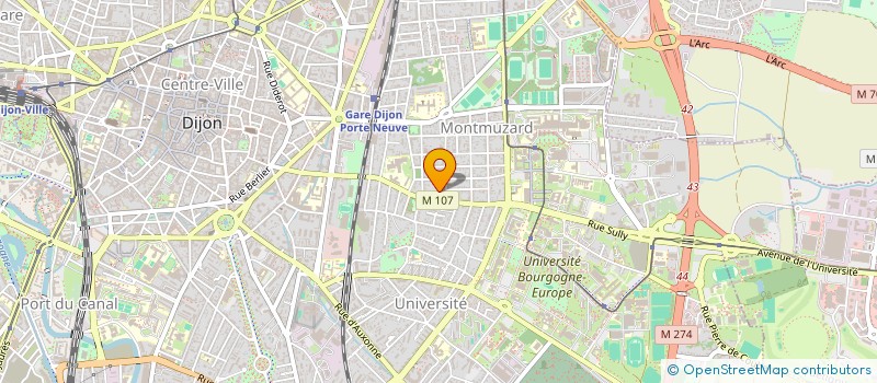 localisation de l'entreprise SCI LDGM à DIJON