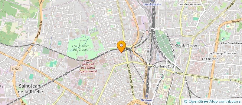 localisation de l'entreprise SCI LDI 01 à ORLEANS