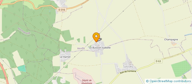 localisation de l'entreprise SCI LDI - LECLERC DOMONT IMMOBILIER  REUILLY
