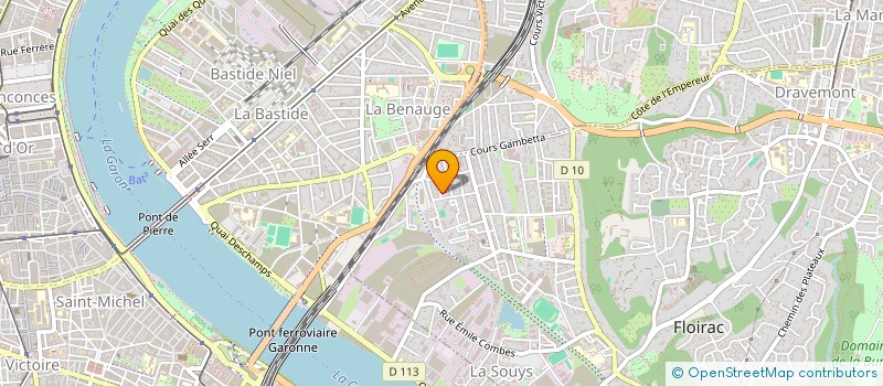 localisation de l'entreprise SCI LDJA33  FLOIRAC