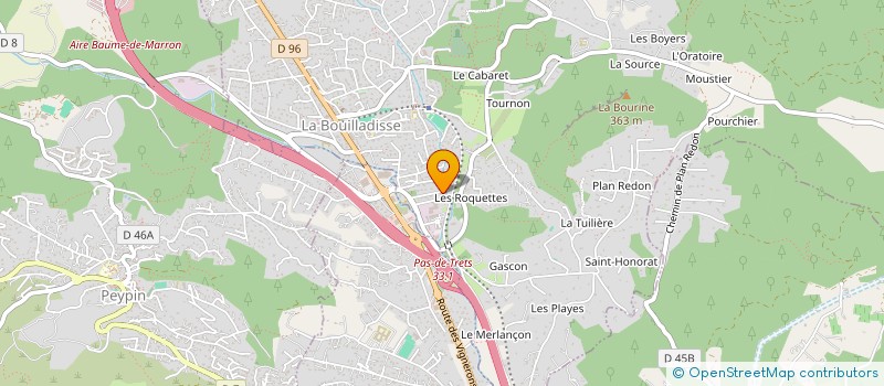 localisation de l'entreprise SCI LDJP  LA BOUILLADISSE