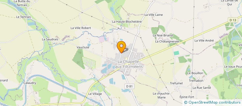 localisation de l'entreprise SCI LDLH  LA CHAPELLE AUX FILTZMEENS