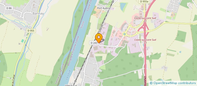 localisation de l'entreprise SCI LDM à COSNE-COURS-SUR-LOIRE