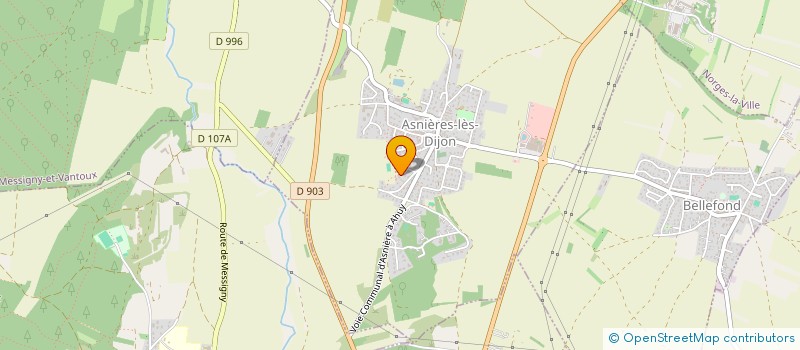 localisation de l'entreprise SCI LDM  ASNIERES-LES-DIJON