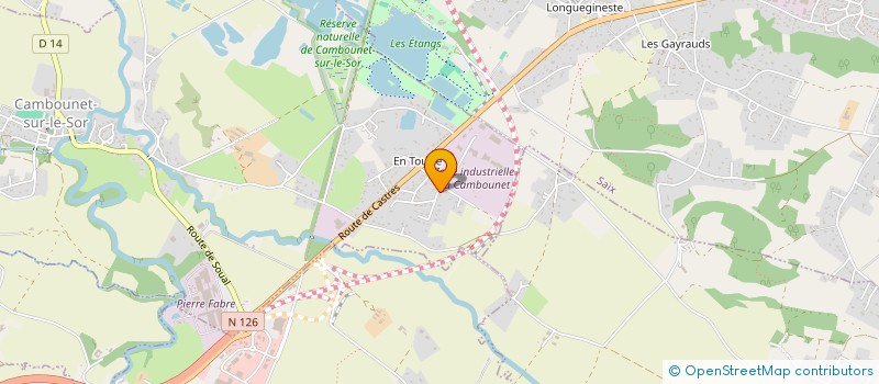 localisation de l'entreprise SCI LDM  CAMBOUNET-SUR-LE-SOR