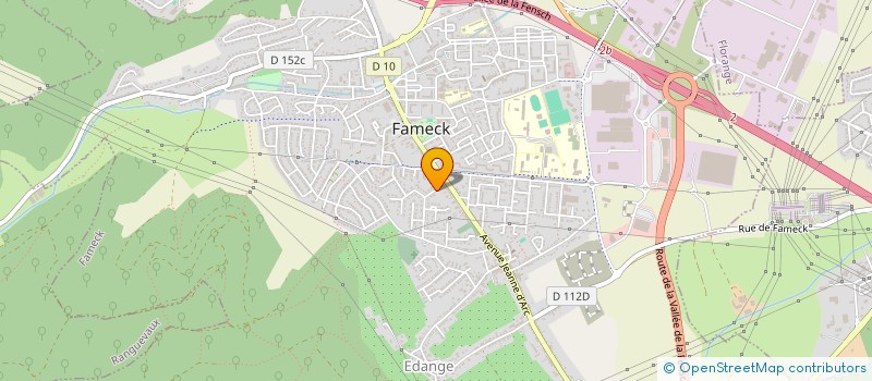 localisation de l'entreprise SCI LDM LE TRIO  FAMECK