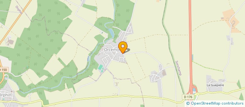 localisation de l'entreprise SCI LDMA  ORCEMONT