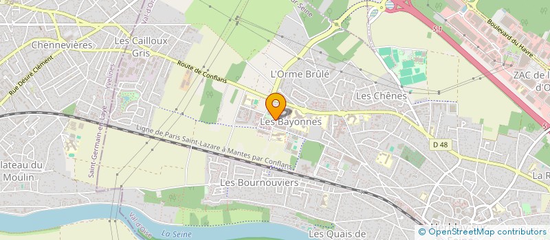 localisation de l'entreprise SCI LDMG  HERBLAY-SUR-SEINE