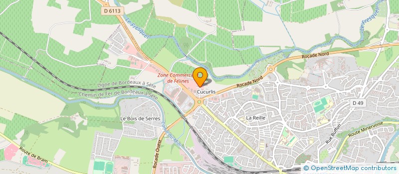 localisation de l'entreprise SCI LDMG à CARCASSONNE