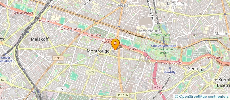 localisation de l'entreprise SCI LDMK-MONTROUGE  MONTROUGE