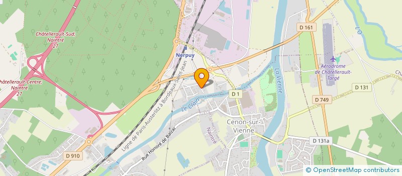 localisation de l'entreprise SCI LDMP  NAINTRE