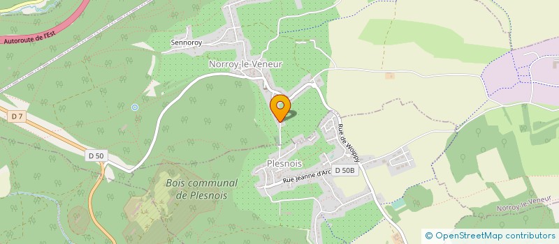 localisation de l'entreprise SCI  LDPA  NORROY-LE-VENEUR