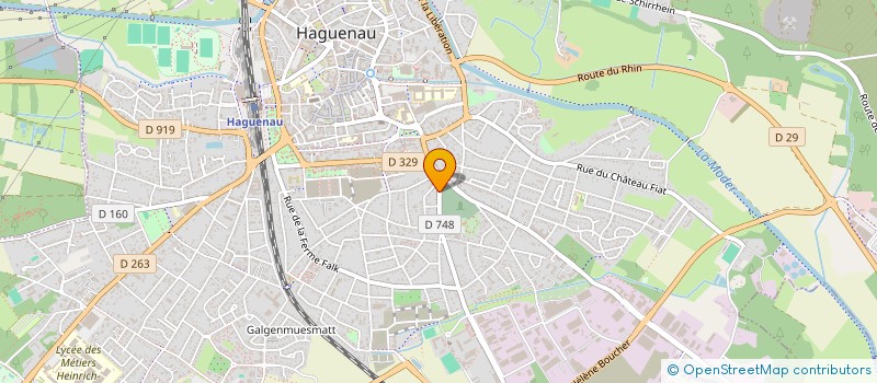 localisation de l'entreprise SCI LDPR  HAGUENAU