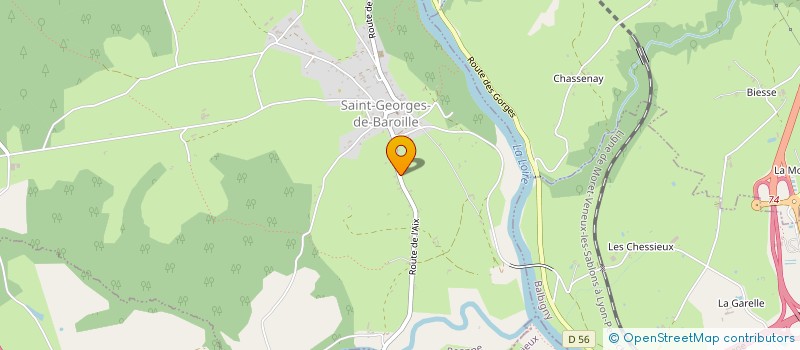 localisation de l'entreprise SCI LDS  SAINT-GEORGES-DE-BAROILLE