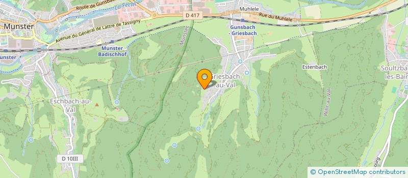 localisation de l'entreprise SCI LDSG  GRIESBACH-AU-VAL