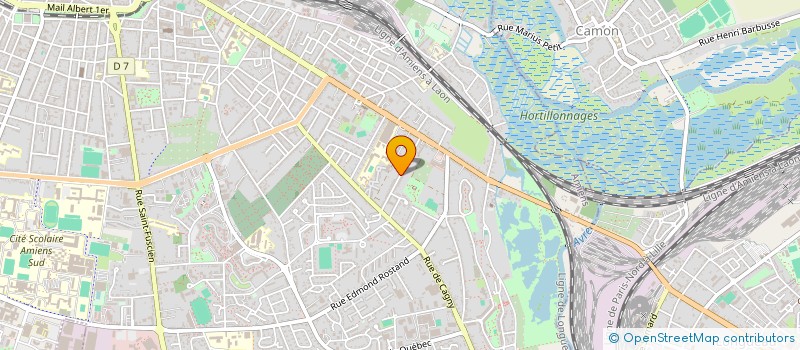 localisation de l'entreprise SCI LDSH  THEZY-GLIMONT