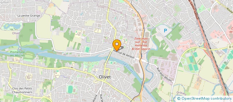 localisation de l'entreprise SCI LDV à OLIVET