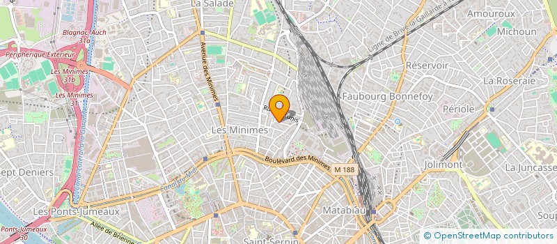 localisation de l'entreprise SCI LE 100 à TOULOUSE