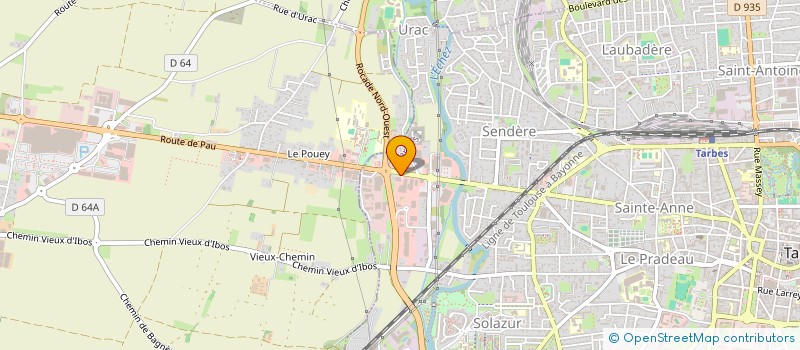 localisation de l'entreprise SCI LE 11  TARBES