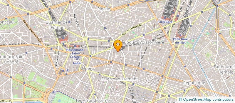 localisation de l'entreprise SCI LE 11 RUE DE PROVENCE à PARIS