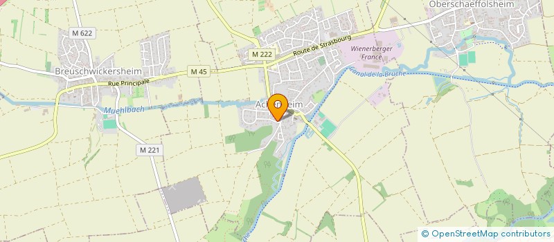 localisation de l'entreprise SCI LE 112  ACHENHEIM