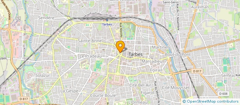 localisation de l'entreprise SCI LE 113  TARBES