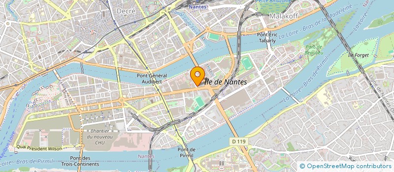 localisation de l'entreprise SCI LE 13  NANTES