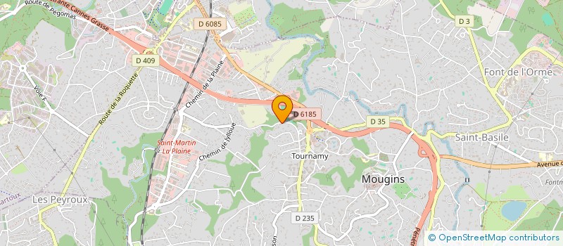 localisation de l'entreprise SCI LE 13 à MOUGINS