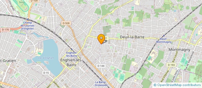 localisation de l'entreprise SCI LE 13 PERONNE  DEUIL-LA-BARRE